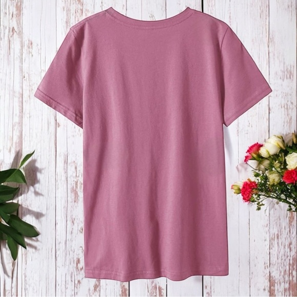 Pink Graphic Tee - Short Sleeve - Picture 2 of 2